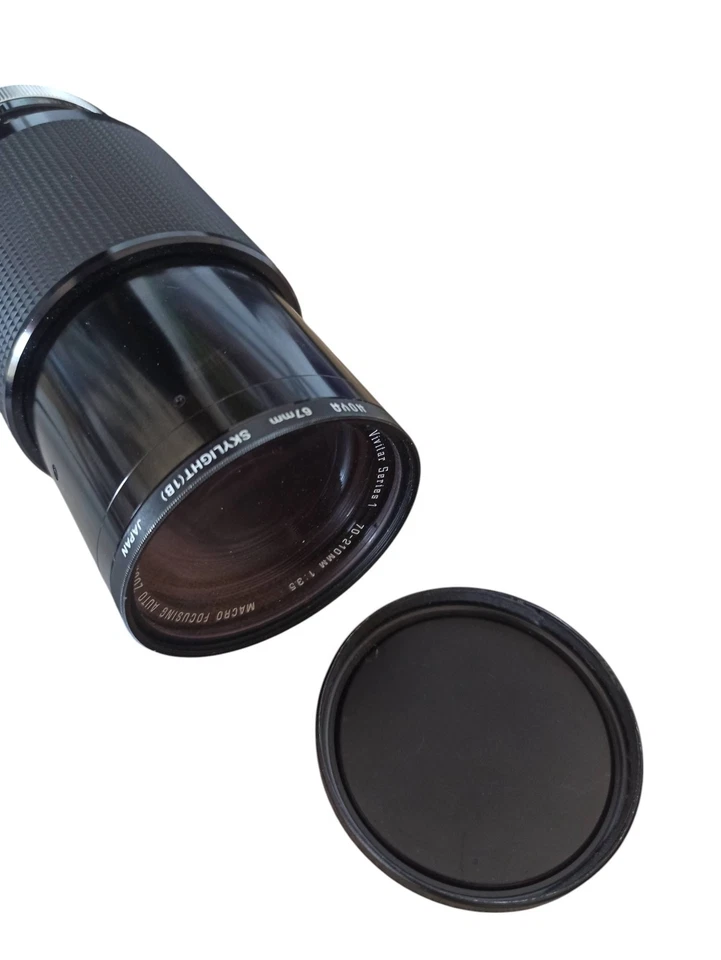 Objectif zoom ancien Vivitar Series 1 vintage avec étui, d’occasion, rétro photo - Photo 3/3