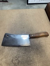 Vintage Case Tested XX Cleaver 8-3/4” Blade 15” Over All Length (n81)