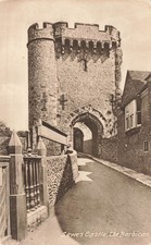 Lewes Castle The Barbican Sussex Postcard c1923 Postcard (J143)
