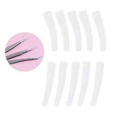 Transparent Plastic Elbow Tweezers Protective Cover Anti dust Non slip Eyelashes