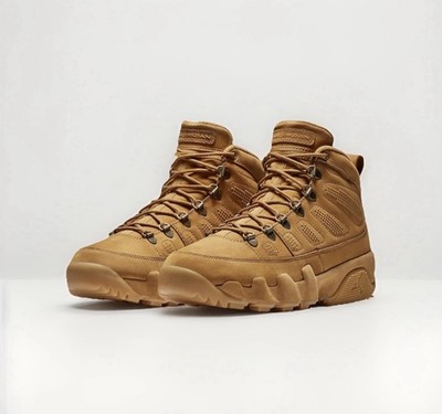 Nike Air Jordan 9 Retro Boots Wheat AR4491-700 Men's Shoes NEW SIZE 11.5