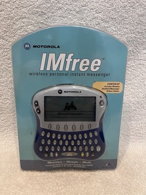 New Motorola IMfree Wireless Personal Instant Messenger Kit AOL  513574