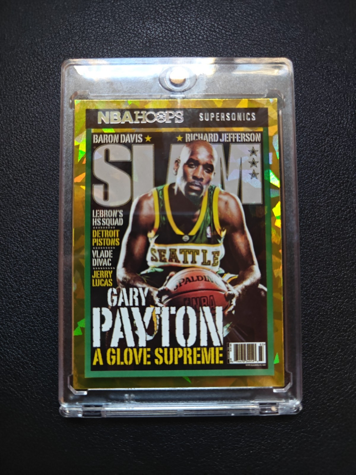 2021-22 Gary Payton NBA Hoops Slam Green Ice SLAM #67