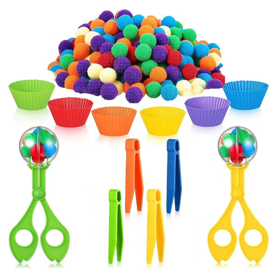 Sensorischer Mülltonnenfüller Feinmotorik Spielzeug Sensorischer Mülltonnenfüller 2 Scheren Aufbewahrung2835