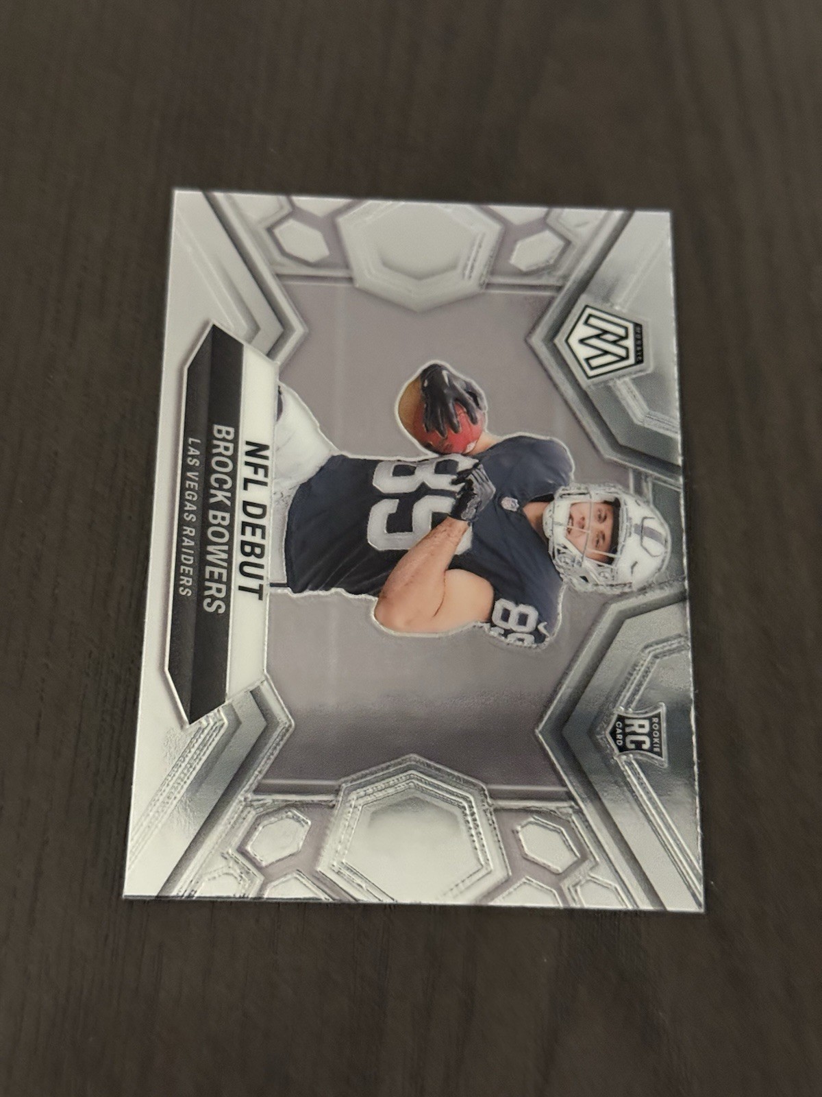 2024 Panini Mosaic NFL Debut #286 BROCK BOWERS Las Vegas Raiders ROOKIE Card RC