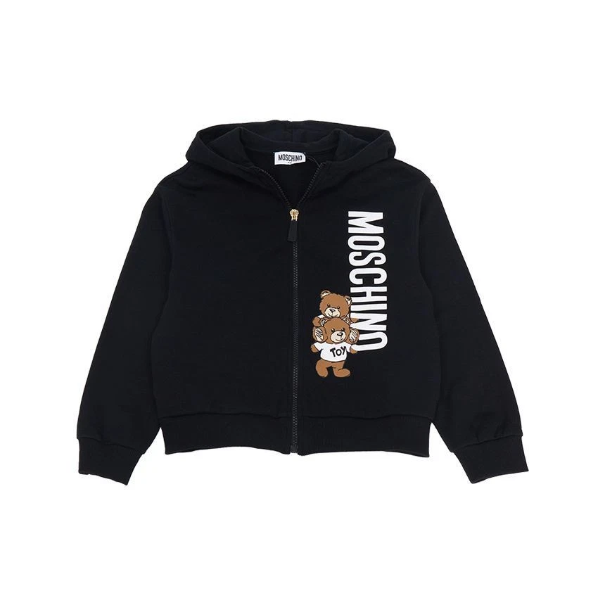 Moschino Pile per Bambini con Cappuccio e Zip 60100 (Taglia Disponibile Adulto) 123772409