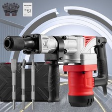 Betonbrecher Elektro Abbruchhammer 2500W 3 Meißel-Set 25J Meißelhammer Set