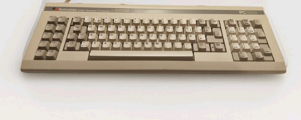 Schneider 640K Personal Computer by Amstrad PC1640 Vintage Tastatur Keyboard - Bild 2 von 4