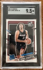 2023-24 Donruss PSA Jaime Jaquez Jr.  Rated Rookie #213 Miami Heat SGC 9.5 Mint 