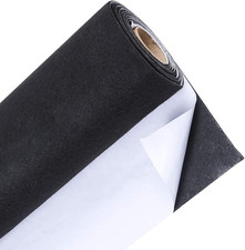 Caydo Large Black Self Adhesive Felt Roll Shelf Liner for DIY Projects Costume,