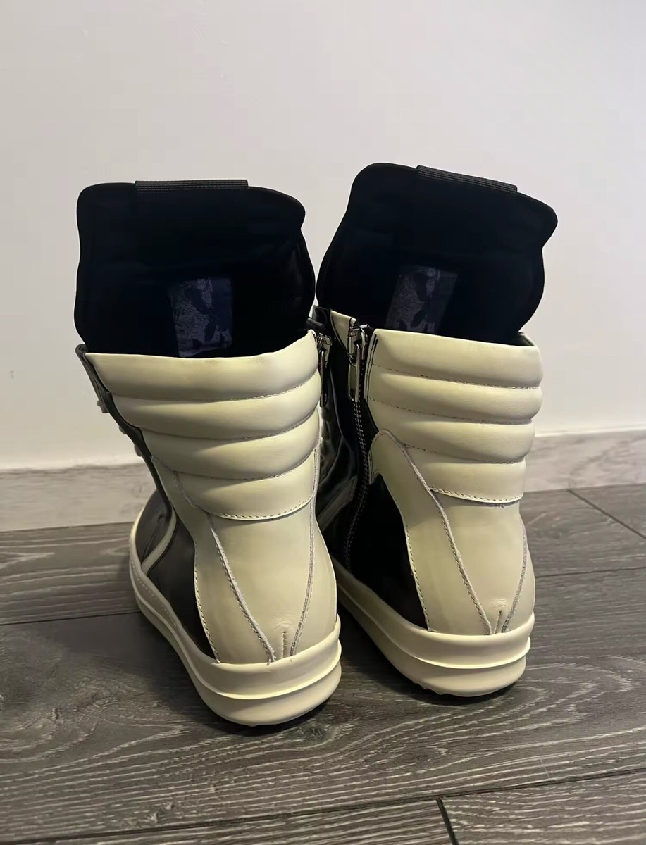Size 13 Rick Owens Geo Basket High Top Sneaker Milk | eBay Size 13 Rick Owens Geo Basket High Top Sneaker Milk | eBay