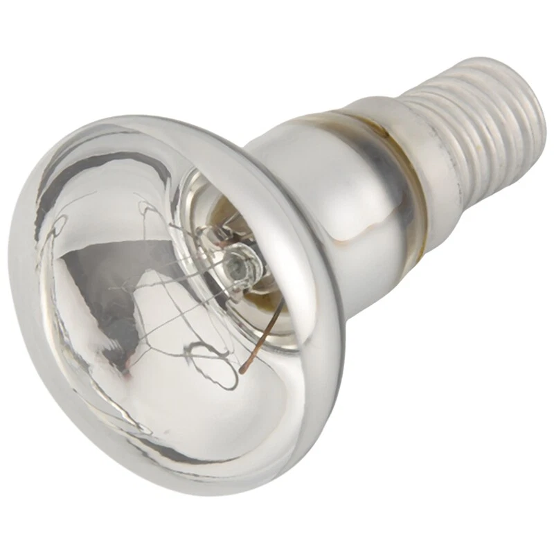 1X Replacement Lava Lamp E14 R39 30W Spotlight Screw in Light Bulb Clear Reflect