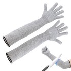 Garden Repairing Kitchen Cut Resistant Arm Farmers Safety Work Protect Sleeves
