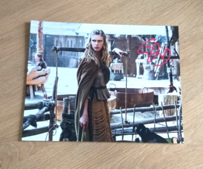 Gaia White, original signed photo in 20x25 cm Hercules/Vikings (NST) * + COA