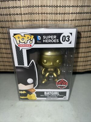 Funko Pop! DC Super Heroes BatGirl #03 (EB Games) Vinyl Figure W/protector 
