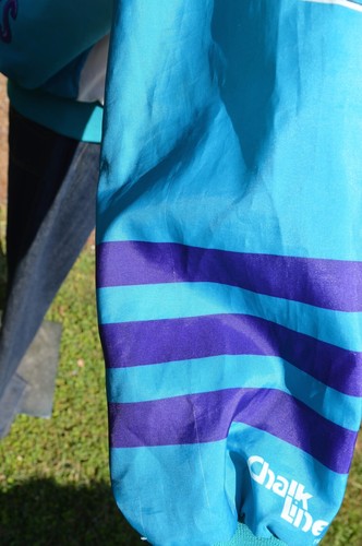 Near Mint Vintage CHALK LINE Charlotte Hornets Signed Rex Chapman Jacket Rare XL - Picture 6 of 9