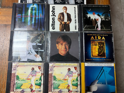 Elton John Greatest Hits Volume II III 1976-1986 Goodbye Yellow Brick Road Aida
