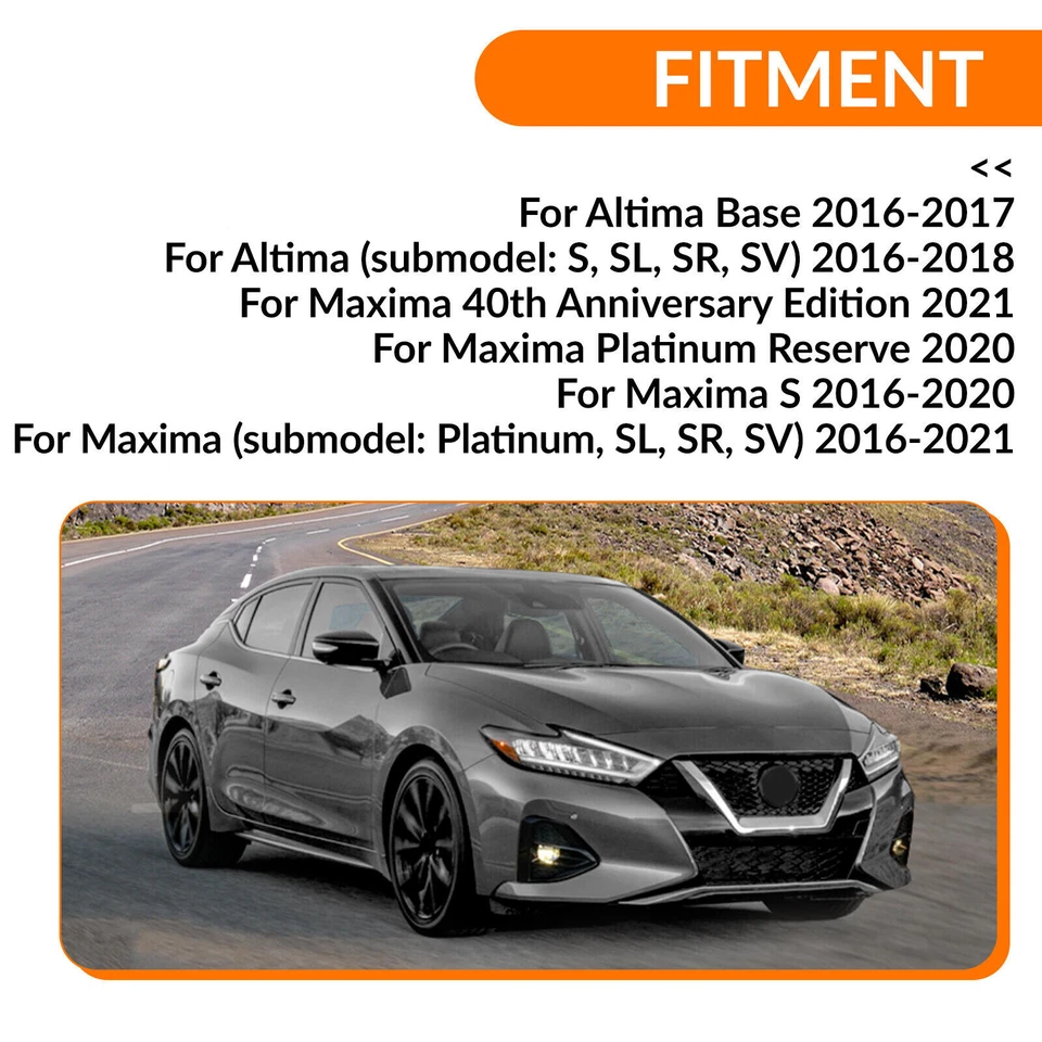 Protector contra salpicaduras de motor delantero negro para Nissan Altima 2016-2018/16-23 Máxima Foto 4 de 4