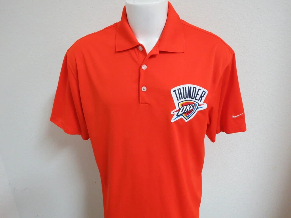 S-2XL OKC Nike Dri-Fit Men's #61R Polo Shirt - Image 3 of 4