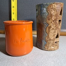 Hand Made Candle Holder & In Fermie're Mini Terracotta Planter #1631L163