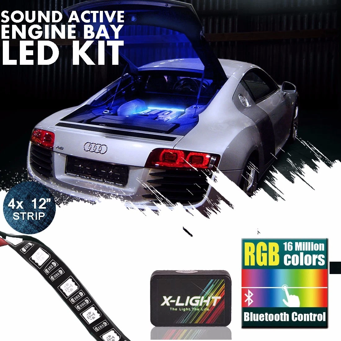 Underglow Strip Hiding Kit