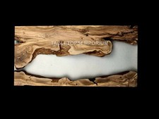 Epoxid Weiß River Esstisch Resin River Akazie Maßtisch, River Table Deko