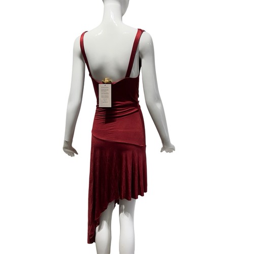 NWT Ema Savahl Couture Knee Length Wrap Dress With Rhinestone Accent Size Small - Picture 5 of 21