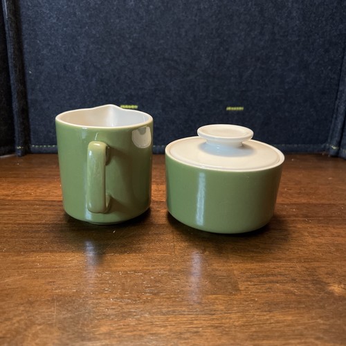 Vintage Royal China USA - Clear Day - Creamer, Sugar Bowl W/ Lid & Serving Bowl - Picture 5 of 16