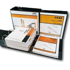 Case 1080B Excavator Service Technical Manual Shop Repair Parts Catalog Set