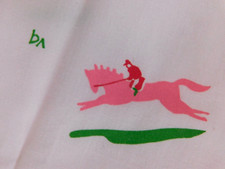 VTG Vested Gentress Polo Equestrian Jumper Steeplechase pink horse racing skirt