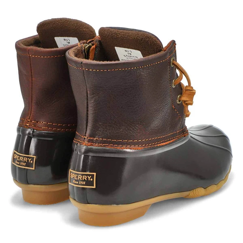 Sperry Stiefel TAN gefüttert wasserdicht Schnürung Reißverschluß Stiefelette - Bild 2 von 4