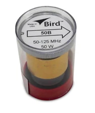  Bird 43 Wattmeter Element 50B  50-125 MHz 50 Watts (New)