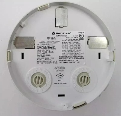 SET OF THREE NOTIFIER FST-951-IV INTELLIGENT HEAT DETECTOR.....