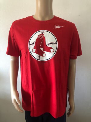 MLB Nike Herren Boston Red Sox T-Shirt Rot Gr. L 569345