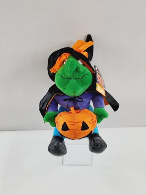 Fiesta 9'' Frankenstein Witch With Pumpkin Plush Toy H00070 Vintage 1997 New NWT
