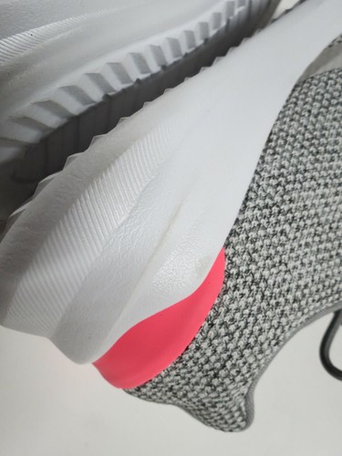 New Balance Tennis Shoes Athletic Sneaker Gray Pink Ladies Size 9.5 EUC - Afbeelding 7 van 10