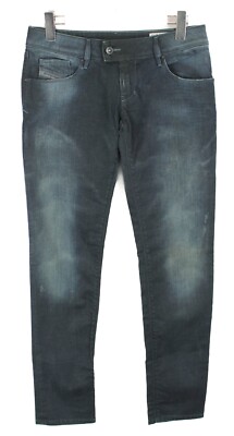 Diesel Nevy Slim-Tapered 0884h_Stretch Jeans Womens W28/L32 Zip Fly Faded