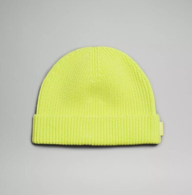 Lululemon Hat Close-Fit Cotton-Blend Ribbed Knit Beanie  display picture 2
