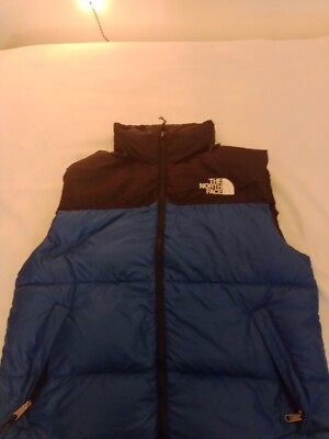 The North Face Nuptse 1996 Reto700 Goose DownMens Vest Lrg blue/Blk