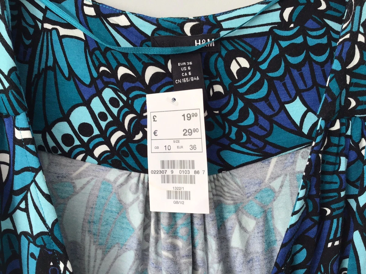 H and m butterfly dress top