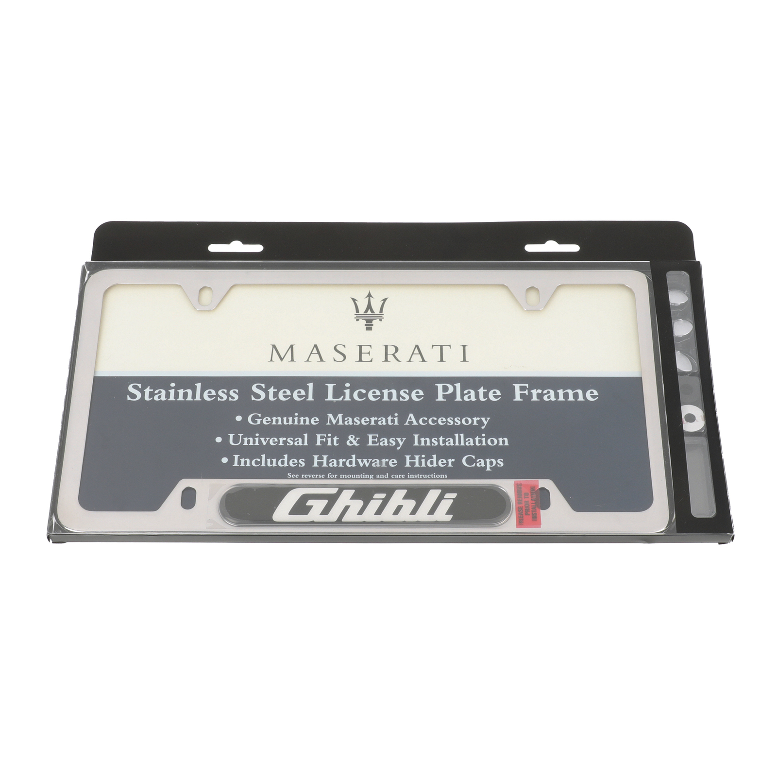 Marco de placa cromado para Maserati