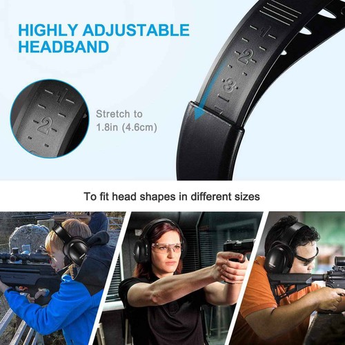 Mpow Earmuffs Noise Reduction 36dB Safety Ear Muffs Defenders Hearing Protection - Picture 8 of 20