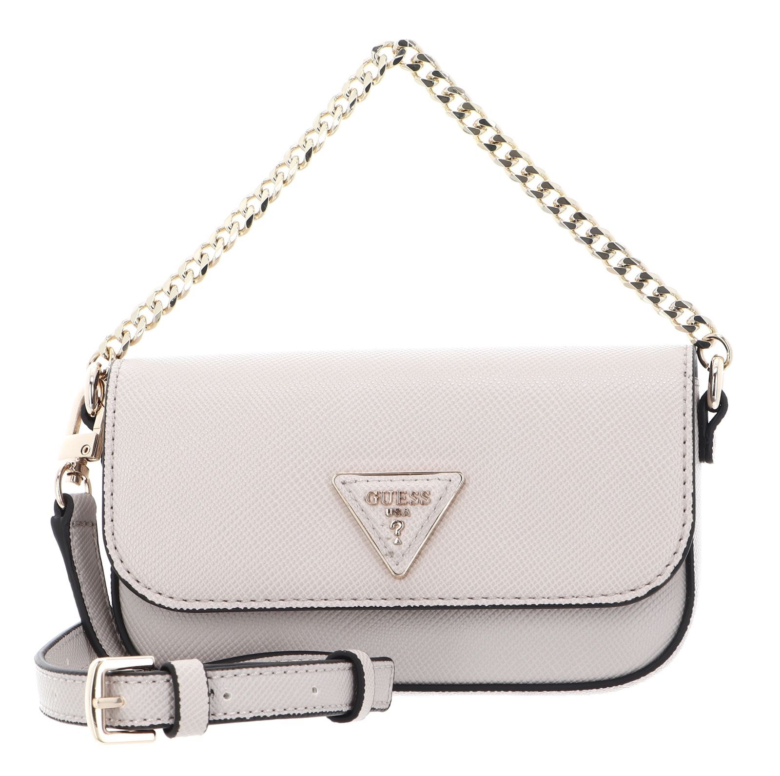 GUESS cross body bag Brynlee Micro Mini Flap Stone