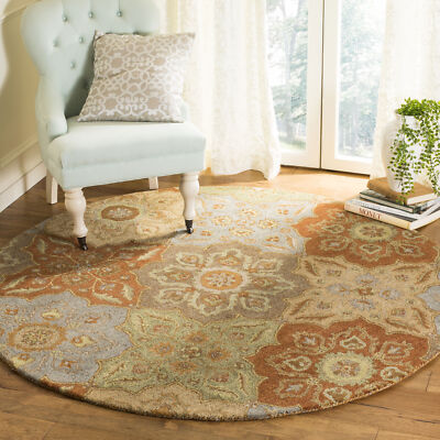 Safavieh Heritage MULTI 6' X 6' Round Area Rug - HG273A-6R