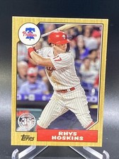 2022 Topps Series 2 Rhys Hoskins #87TB-24 1987 35th Anniversary Phillies