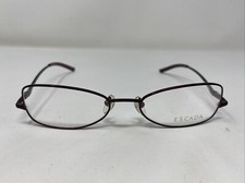 Escada Italy E368 BUR 49-17-130 Burgundy Metal Full Rim Eyeglasses Frame 170