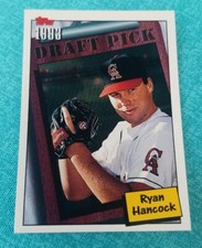 Topps 1994 (1993 Draft Pick) Baseball Card Ryan Hancock #760 California Angels 