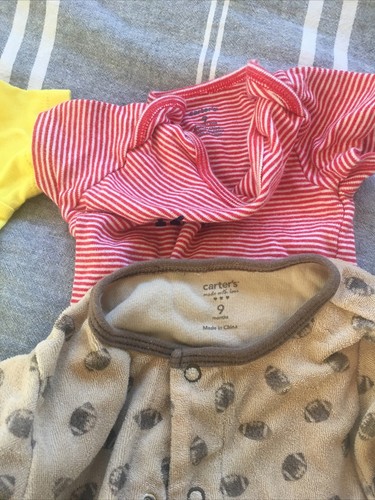 Baby Boy 9 month (Lot of 15) Carter's Sleep Play, One PIece, Outfits, Pants 900 - Picture 7 of 12