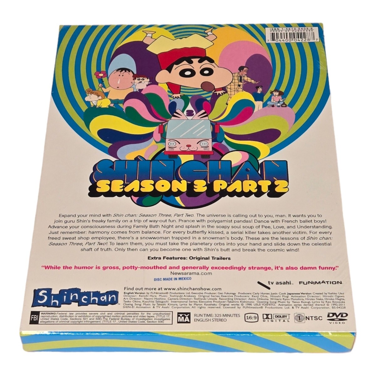 Shinchan: Season 3 Part 2 DVD (OOP, Sealed, Rare Shinchan: Season 3 Part 2 DVD (OOP, Sealed, Rare