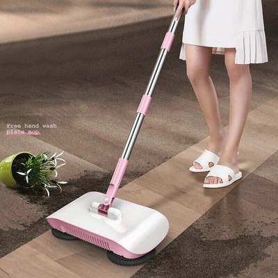 Hand-push Sweeper, Push Broom,Household Broom,Magic Broom,Floor Cleaner Sweep~J~